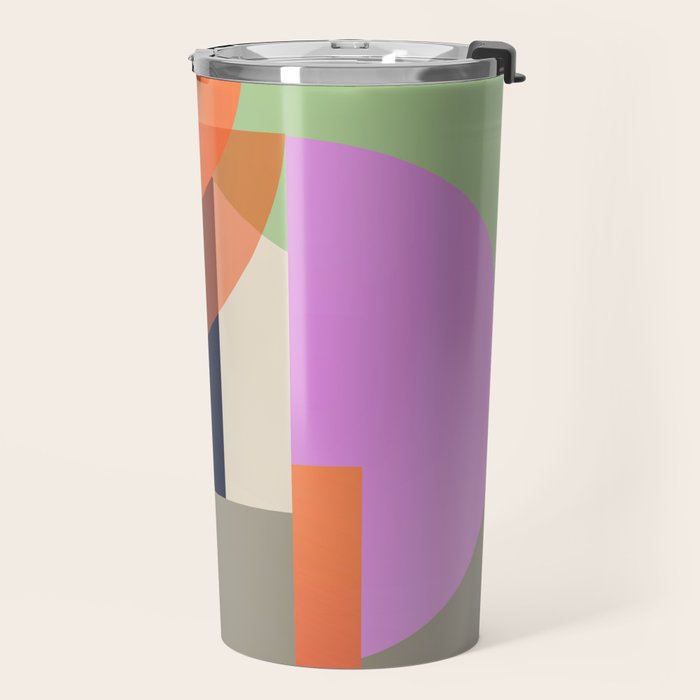 Abstract Geometric Shapes 217 Travel Mug Gallery Image 2