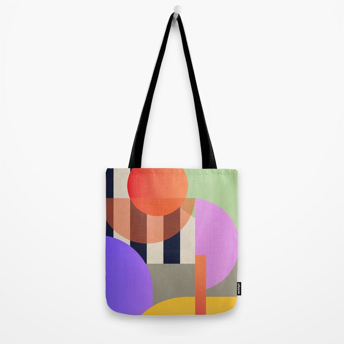 Abstract Geometric Shapes 217 Tote Bag Gallery Image 2
