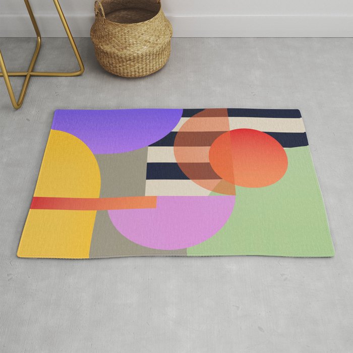 Abstract Geometric Shapes 217 Rug Gallery Image 1