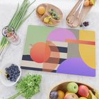 Abstract Geometric Shapes 217 Cutting Board Gallery Image 2
