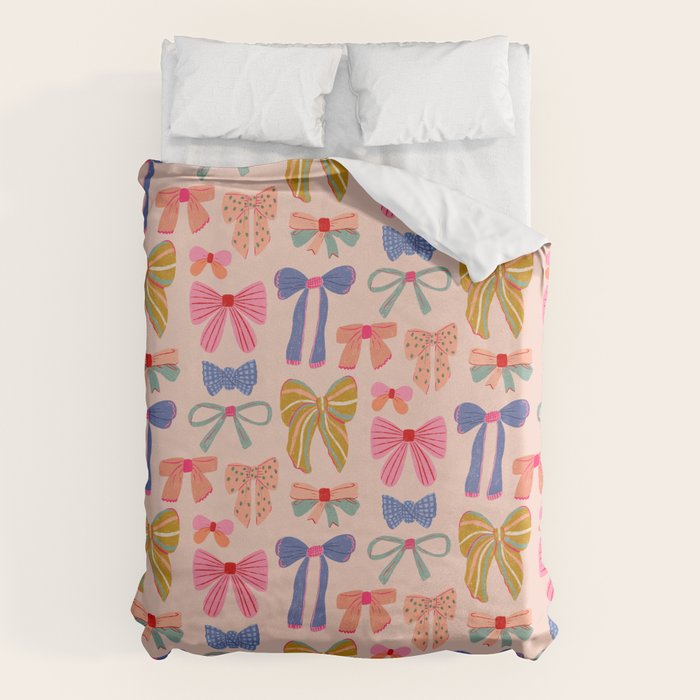 Colorful Bows - Joy of Together  Duvet Cover Gallery Image 1