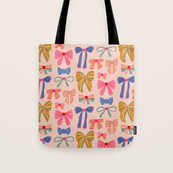 Colorful Bows - Joy of Together  Tote Bag Gallery Image 1