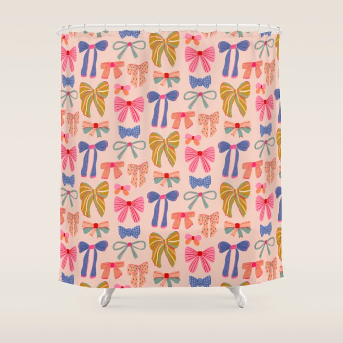 Colorful Bows - Joy of Together  Shower Curtain Gallery Image 1