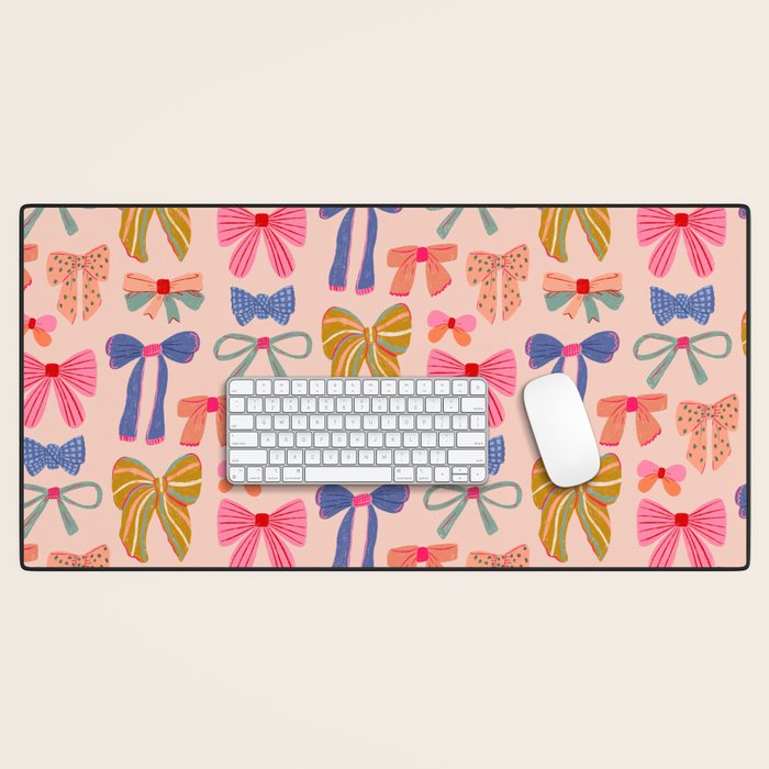 Colorful Bows - Joy of Together  Desk Mat Gallery Image 1