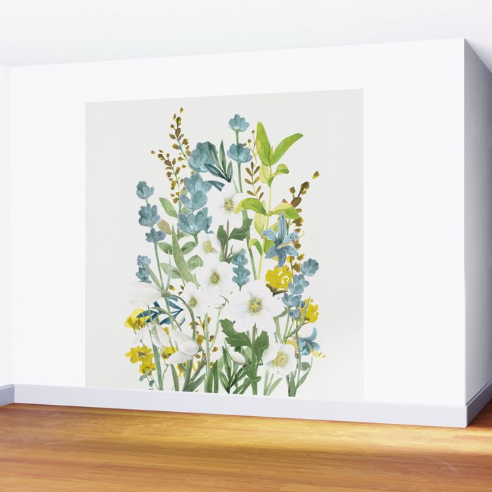 Wildflowers VI Wall Mural Gallery Image 2