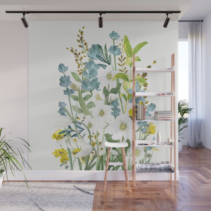 Wildflowers VI Wall Mural Gallery Image 1