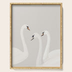 White Swans Serving Tray Gallery Image 1
