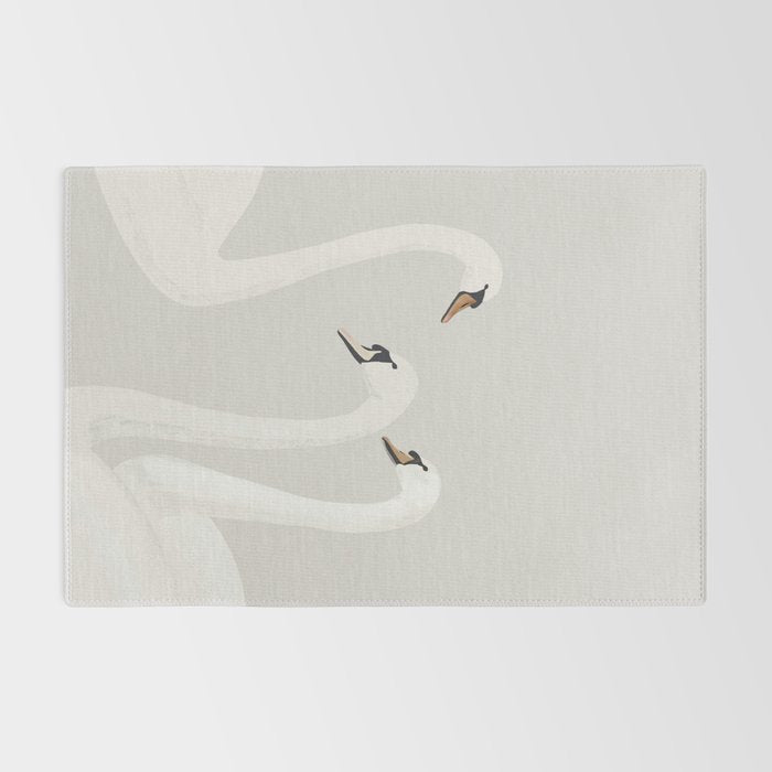 White Swans Rug Gallery Image 2
