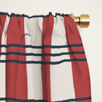 Winter 2025 Red Plaid Window Curtain Gallery Image 2