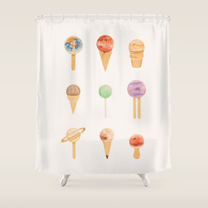Planetarium Sugarium Shower Curtain Gallery Image 1