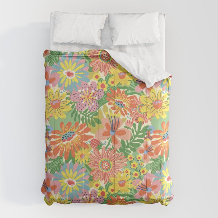 Summer bloom Comforter Gallery Image 6
