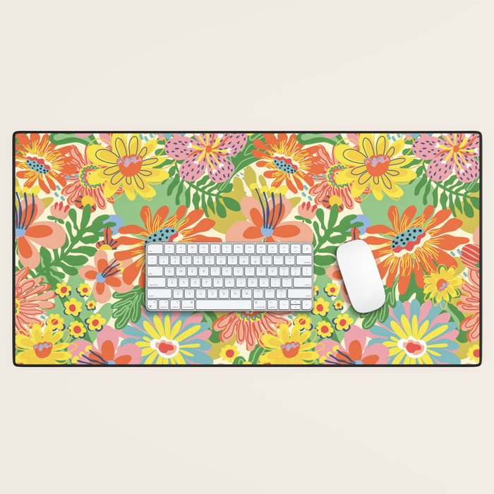 Summer bloom Desk Mat Gallery Image 1