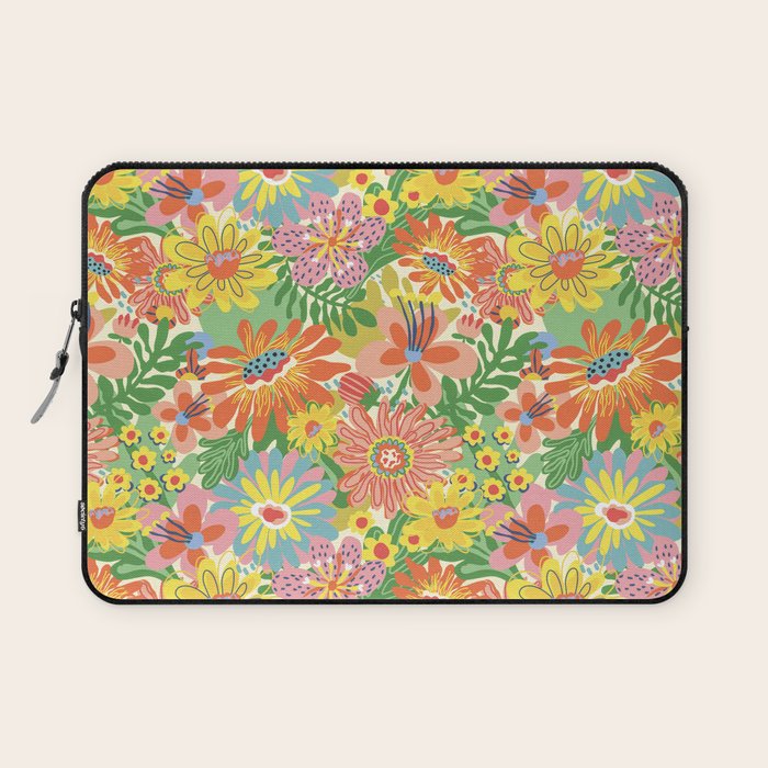 Summer bloom Laptop Sleeve Gallery Image 1