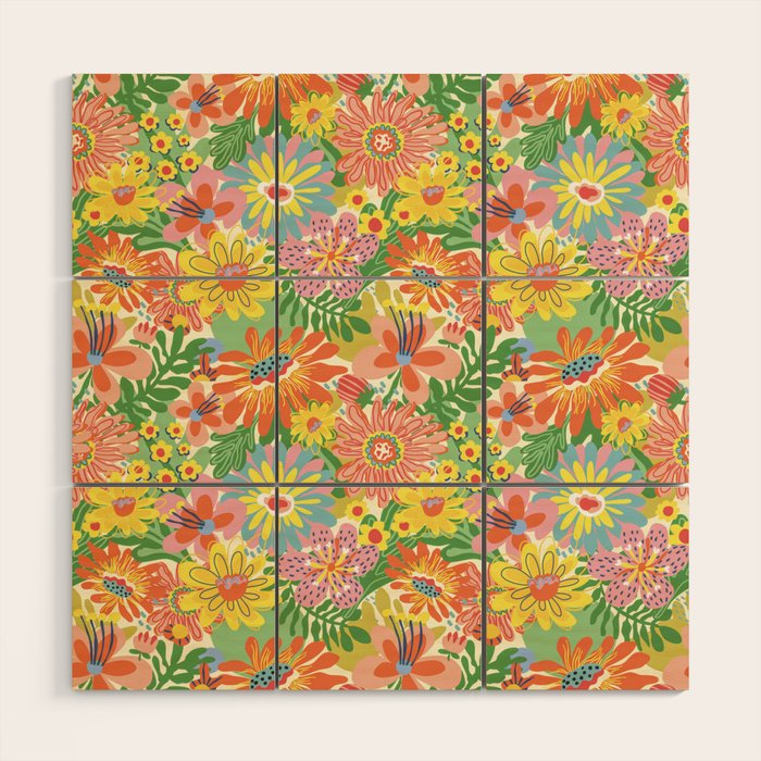 Summer bloom Wood Wall Art Gallery Image 1