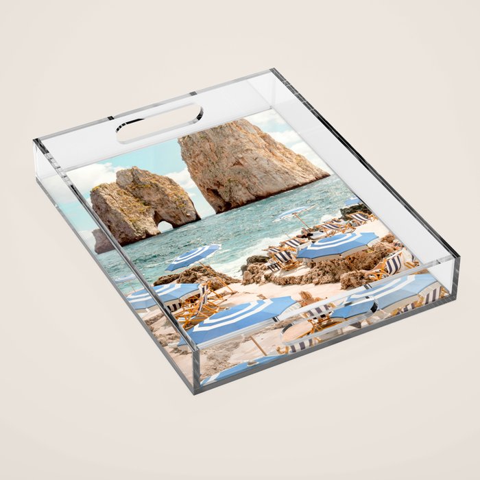 La Fontelina Beach Acrylic Tray Gallery Image 1