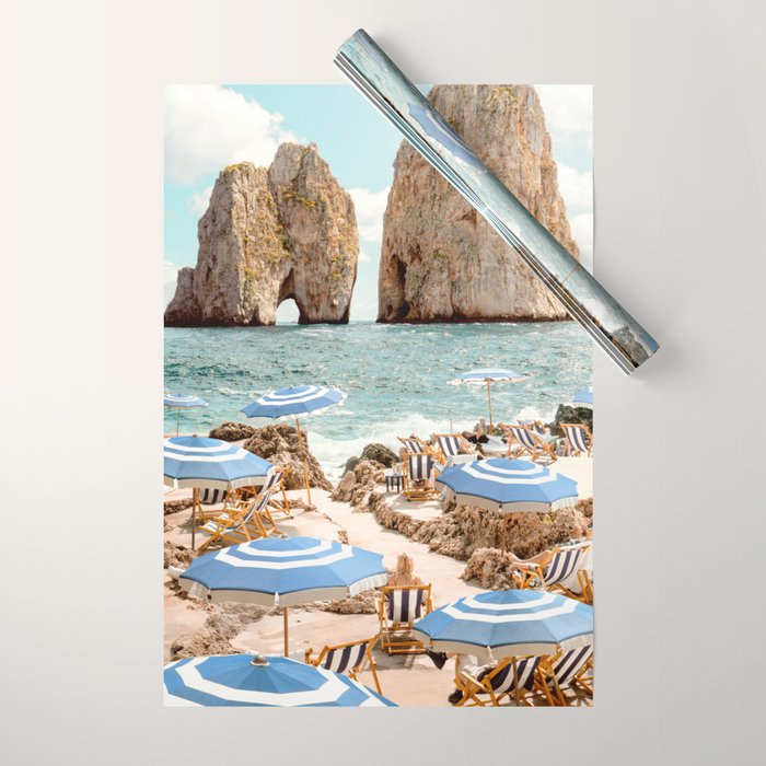 La Fontelina Beach Wrapping Paper Gallery Image 1