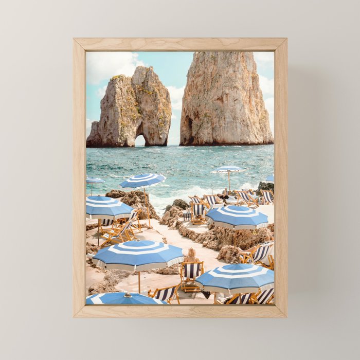La Fontelina Beach Mini Art Print Gallery Image 1