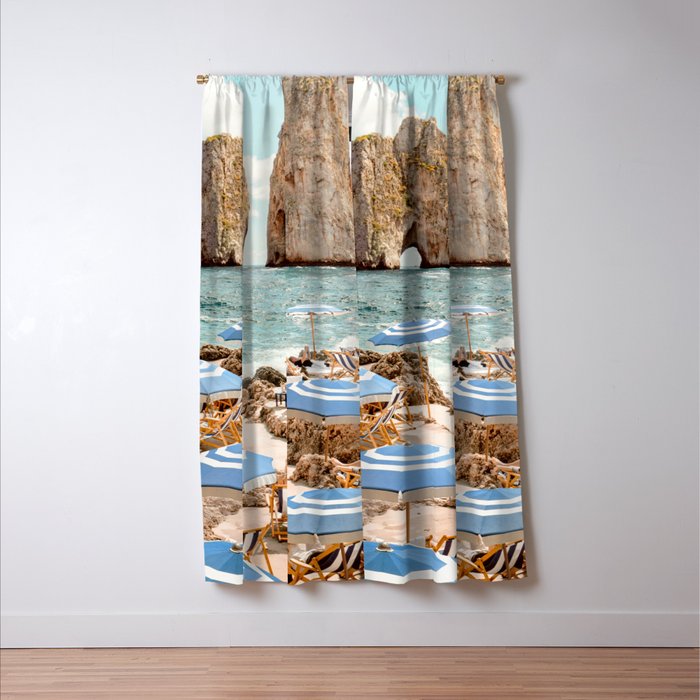La Fontelina Beach Window Curtain Gallery Image 3