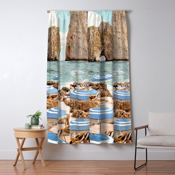 La Fontelina Beach Window Curtain Gallery Image 1