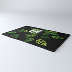 Back monstera obliqua Rug Gallery Image 3
