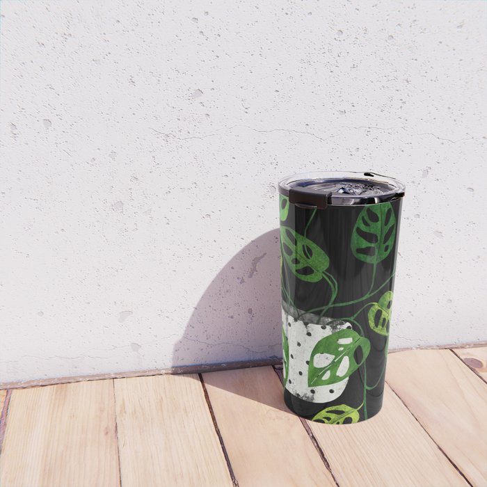 Back monstera obliqua Travel Mug Gallery Image 4