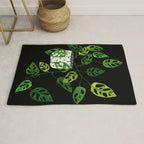 Back monstera obliqua Rug Gallery Image 1