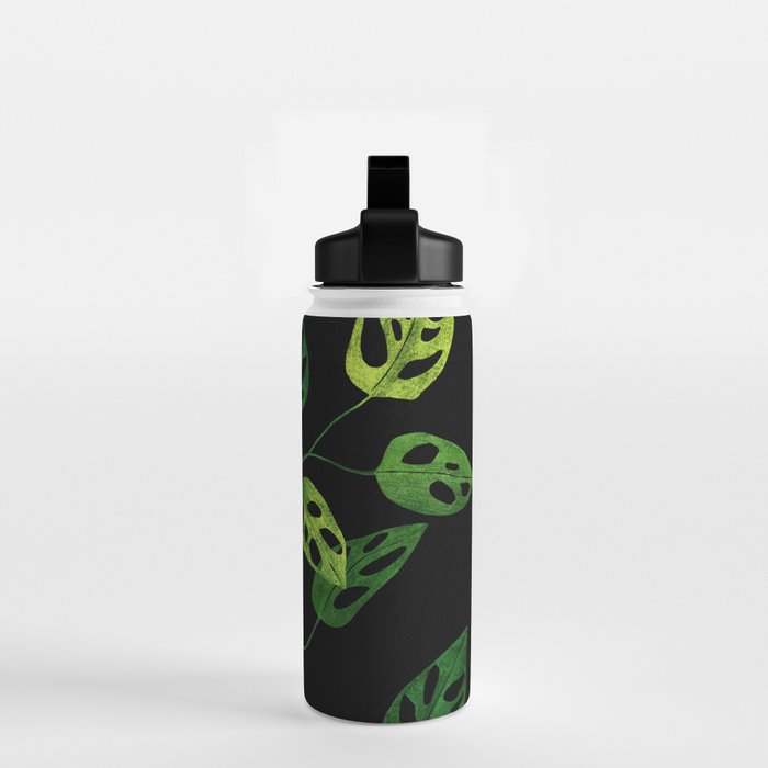 Back monstera obliqua Water Bottle Gallery Image 2