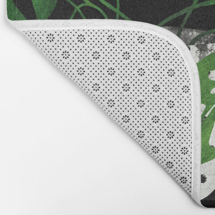 Back monstera obliqua Bath Mat Gallery Image 2
