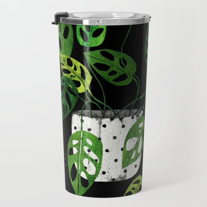 Back monstera obliqua Travel Mug Gallery Image 3
