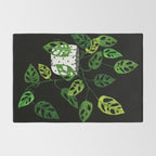 Back monstera obliqua Rug Gallery Image 2