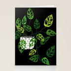 Back monstera obliqua Stationery Card Gallery Image 2