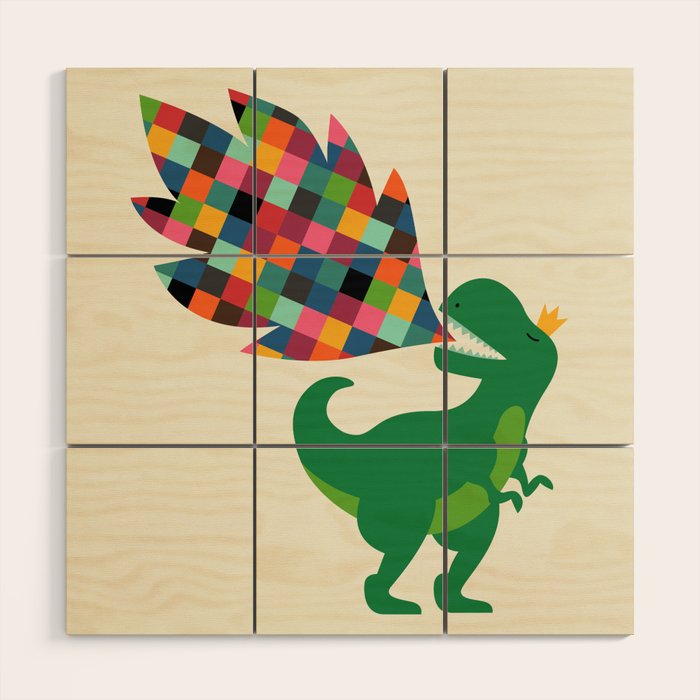 Rainbow Power Wood Wall Art Gallery Image 1