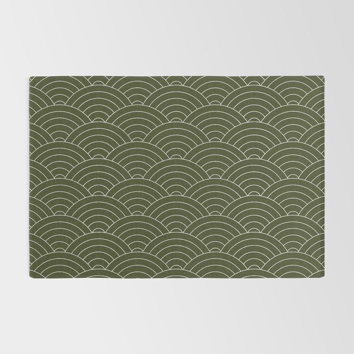 Waves (Olive) Rug Gallery Image 2