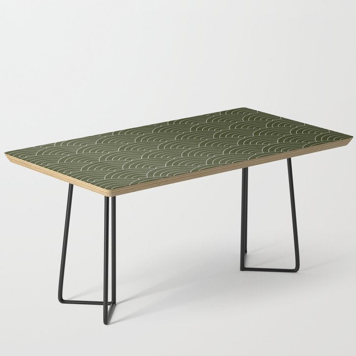 Waves (Olive) Coffee Table Gallery Image 1