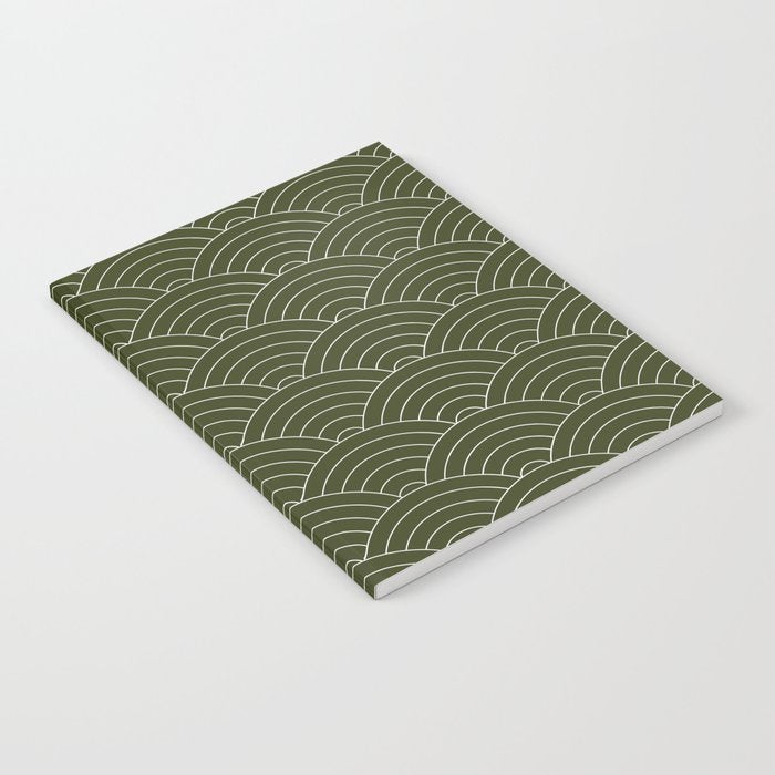 Waves (Olive) Notebook Gallery Image 2