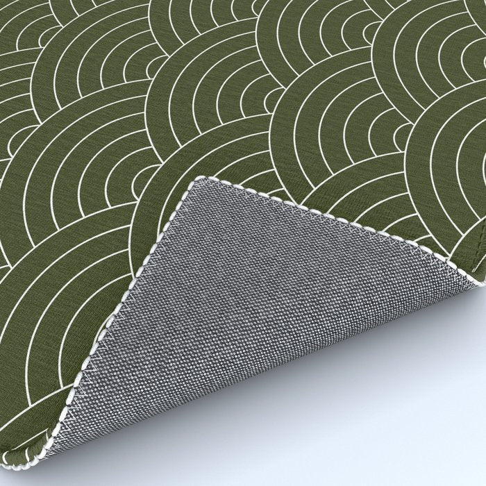 Waves (Olive) Rug Gallery Image 4