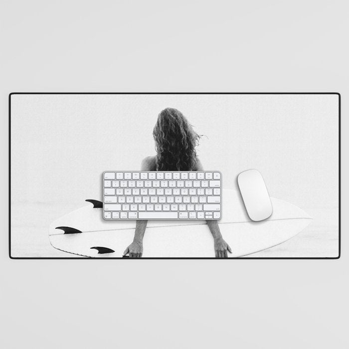 Surf Girl Desk Mat Gallery Image 1