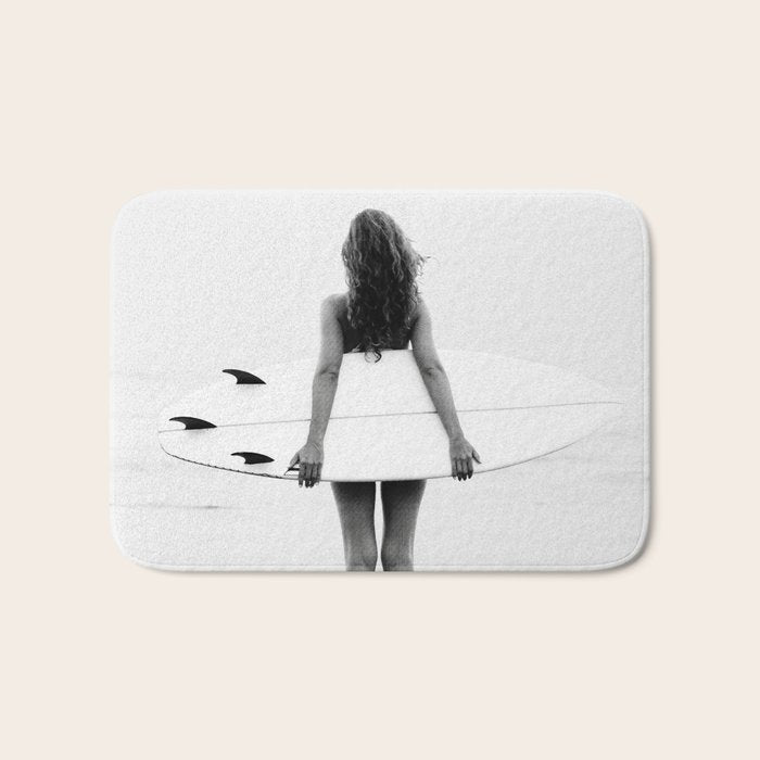 Surf Girl Bath Mat Gallery Image 1