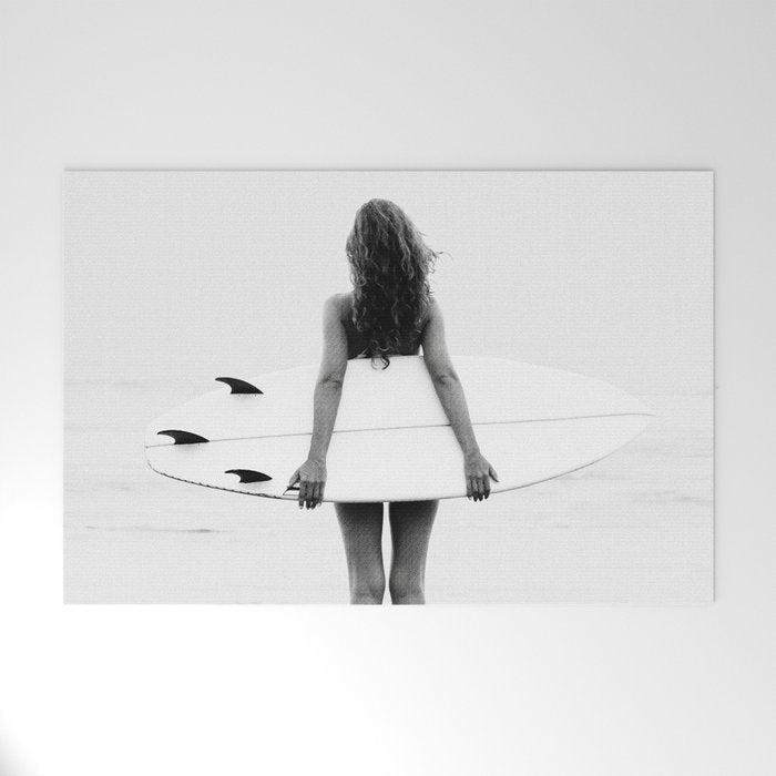 Surf Girl Welcome Mat Gallery Image 1