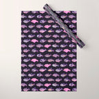 Dolphin Day - dark Wrapping Paper Gallery Image 1