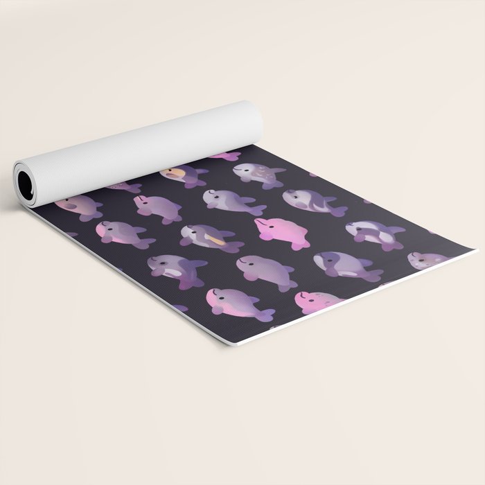 Dolphin Day - dark Yoga Mat Gallery Image 2