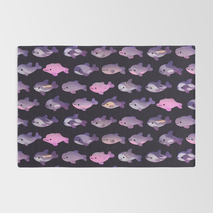 Dolphin Day - dark Rug Gallery Image 2