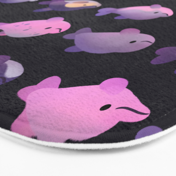 Dolphin Day - dark Bath Mat Gallery Image 3