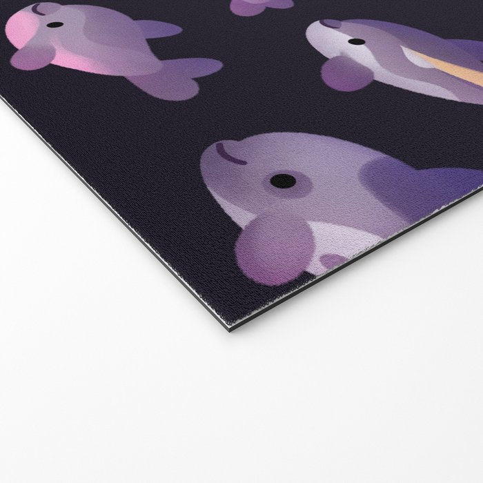 Dolphin Day - dark Welcome Mat Gallery Image 2