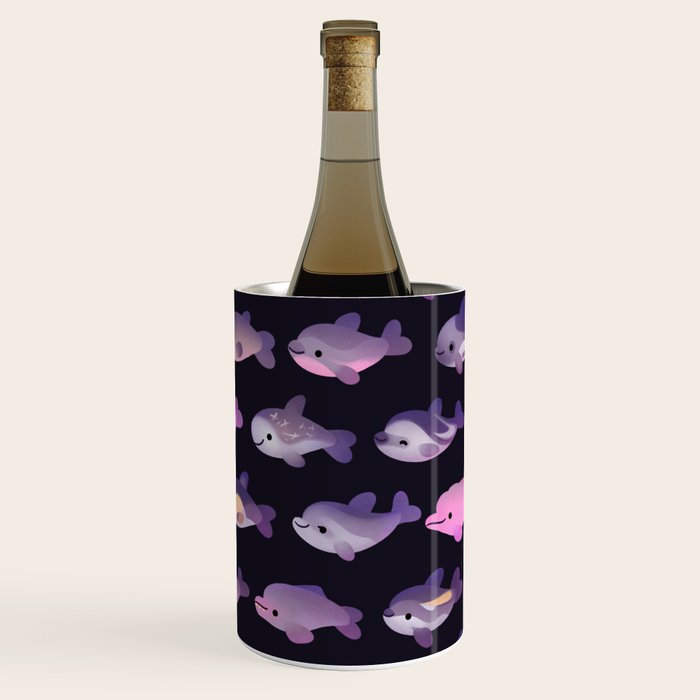Dolphin Day - dark Wine Chiller Gallery Image 3
