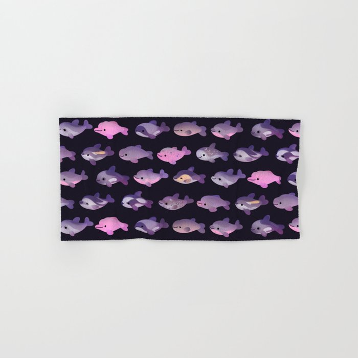 Dolphin Day - dark Bath Towel Gallery Image 1