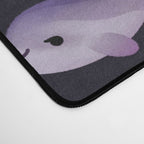 Dolphin Day - dark Desk Mat Gallery Image 4