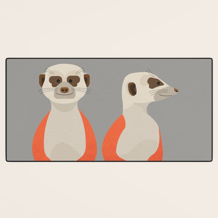 Whimsy Meerkats Desk Mat Gallery Image 3