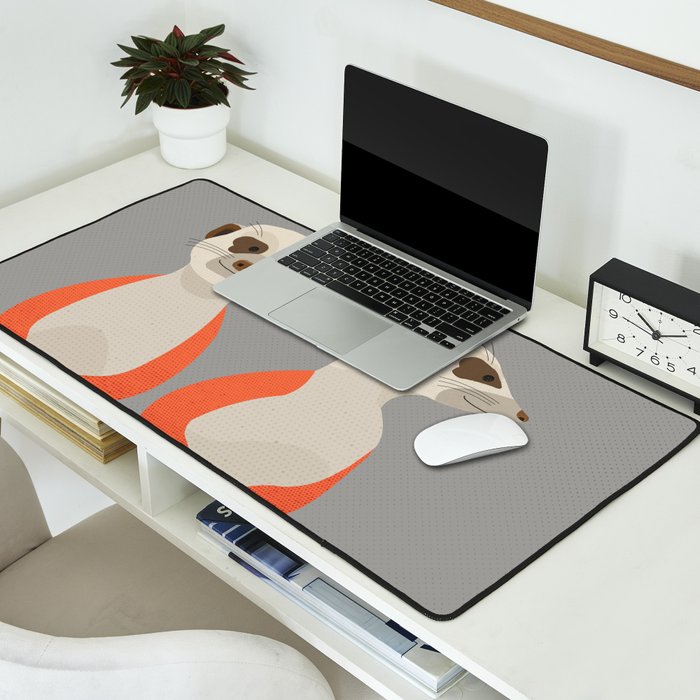 Whimsy Meerkats Desk Mat Gallery Image 2