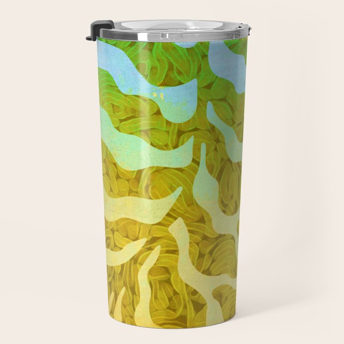 Abstract Tropical Botanical Dream Travel Mug Gallery Image 3